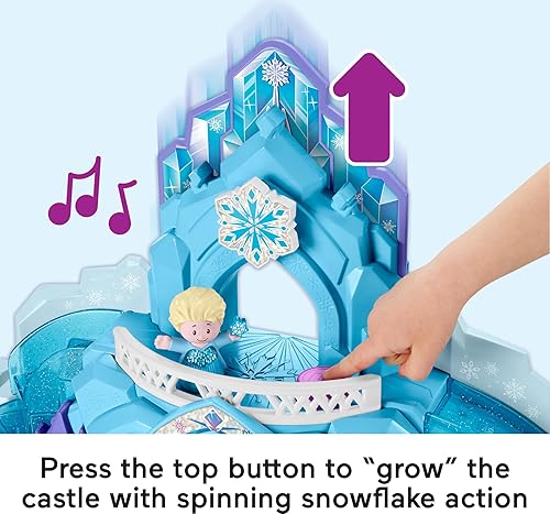 Fisher-Price Disney Frozen Elsa Ice Palace Playset for Toddlers 18+ Months