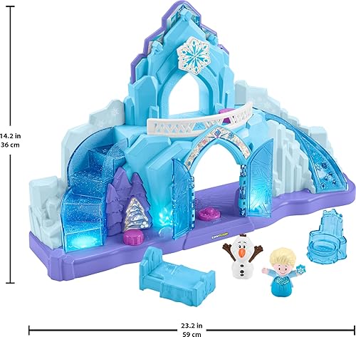 Fisher-Price Disney Frozen Elsa Ice Palace Playset for Toddlers 18+ Months