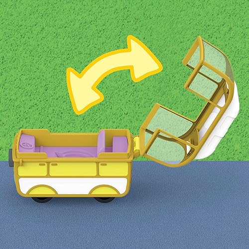 Hasbro Peppa Pig Little Vehicle Playset: Helicopter, Camper, Car, 5 Figures, Ages 3+, Preschool Toys