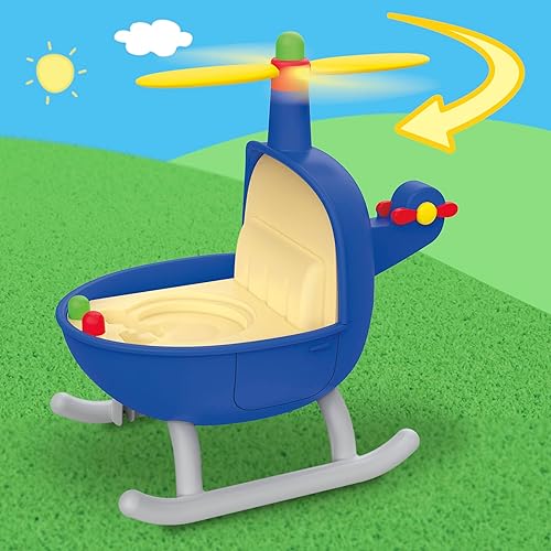 Hasbro Peppa Pig Little Vehicle Playset: Helicopter, Camper, Car, 5 Figures, Ages 3+, Preschool Toys