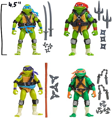 PLAYMATES TOYS Teenage Mutant Ninja Turtles Mix and Match Bundle