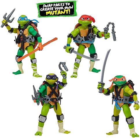 PLAYMATES TOYS Teenage Mutant Ninja Turtles Mix and Match Bundle