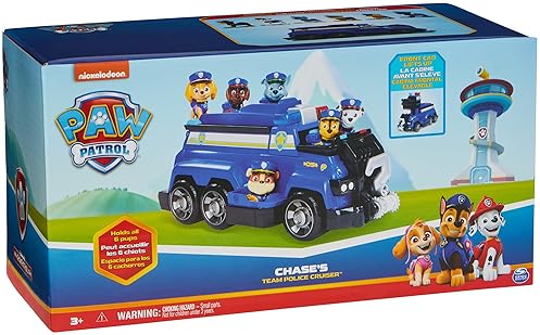 Spin Master PAW Patrol Team Cruiser with Exclusive Action Figures | Toys for Boys & Girls Ages 3+