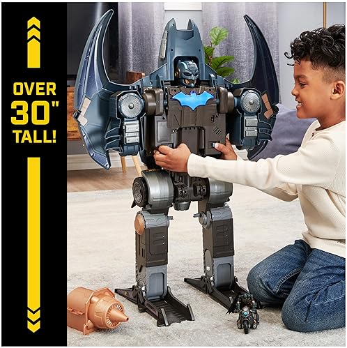 DC Comics Batman Gotham City Guardian Playset with Lights & Sounds - 4-in-1 Transformation - Kids Toy Ages 5+