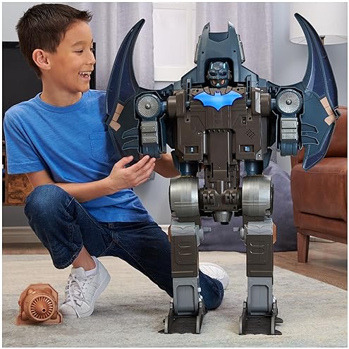 DC Comics Batman Gotham City Guardian Playset with Lights & Sounds - 4-in-1 Transformation - Kids Toy Ages 5+