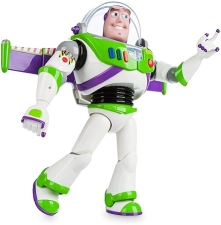 Disney Buzz Lightyear Talking Action Figure, Toy Story, 10+ English Phrases, Interactive with Other Toys