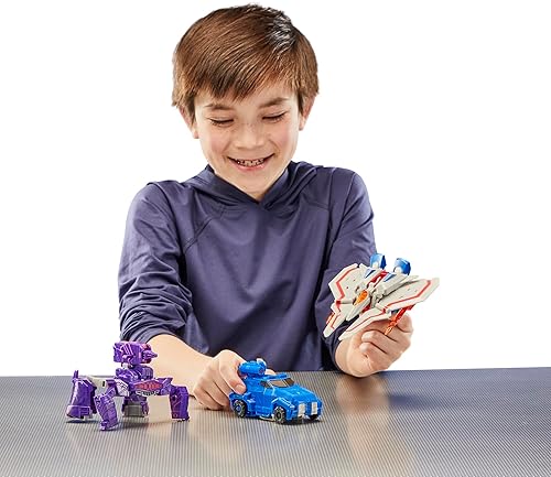 Hasbro Transformers Decepticon Commander 3-Pack - Starscream, Shockwave & Soundwave, Interactive Toys for Kids 6+ (Amazon Exclusive)