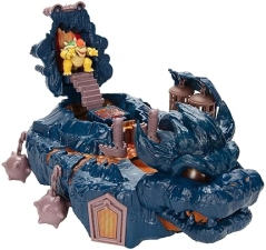 Jakks Pacific Super Mario Bowser Island Castle Playset with 2.5” Bowser Figure & Interactive Pieces