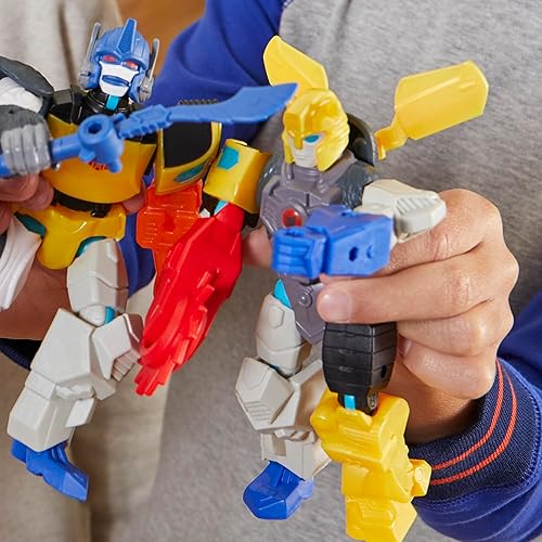 Hasbro Transformers MixMashers Bumblebee Custom Action Figure & Accessories, 5-Inch Robot Toy for Kids 4+