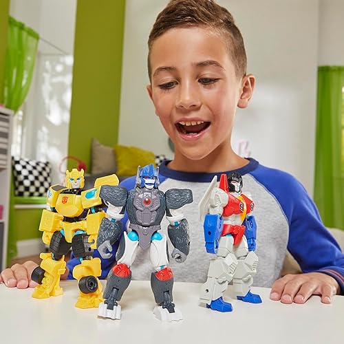 Hasbro Transformers MixMashers Bumblebee Custom Action Figure & Accessories, 5-Inch Robot Toy for Kids 4+