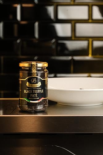 La Rustichella Italian Black Truffle Patè - 3.17 oz (90g) - Vegan, Gluten-Free, Cholesterol-Free