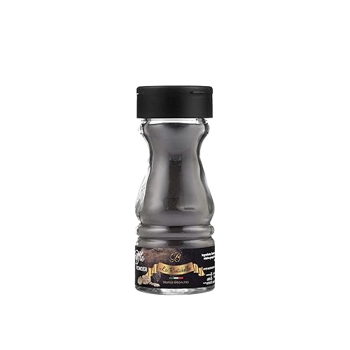 La Rustichella Black Truffle Powder 1.76 oz - Vegan, Gluten-Free, Cholesterol-Free - Made in Italy