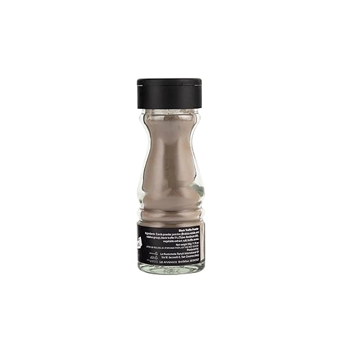 La Rustichella Black Truffle Powder 1.76 oz - Vegan, Gluten-Free, Cholesterol-Free - Made in Italy