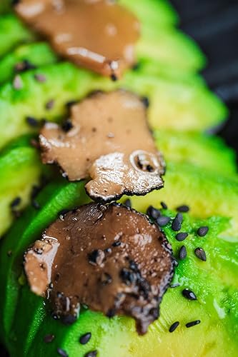 La Rustichella Italian Vegan Black Truffle Slices - Gluten-Free & Cholesterol-Free (3.17 oz)