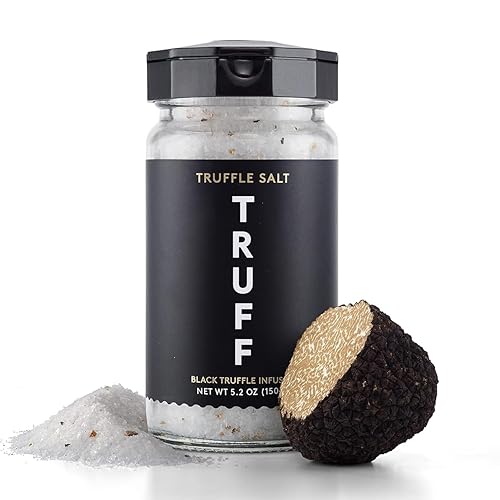 TRUFF Black Truffle Salt - 5.3 oz Gourmet Seasoning