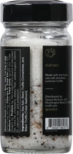 TRUFF Black Truffle Salt - 5.3 oz Gourmet Seasoning