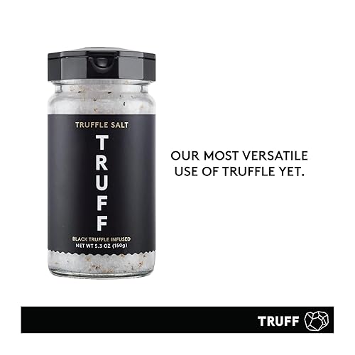 TRUFF Black Truffle Salt - 5.3 oz Gourmet Seasoning