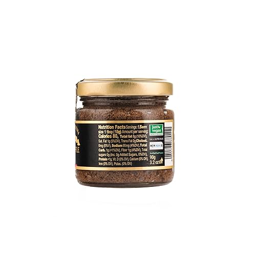 La Rustichella White Truffle Patè - Vegan, Gluten-Free, Cholesterol-Free - 100% Made in Italy (3.17 oz)