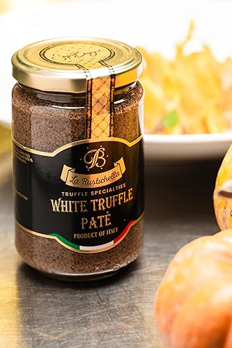 La Rustichella White Truffle Patè - Vegan, Gluten-Free, Cholesterol-Free - 100% Made in Italy (3.17 oz)