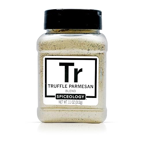 Spiceology Truffle Parmesan Seasoning - Gourmet Blend for Fries, Popcorn, Pasta - 11 oz