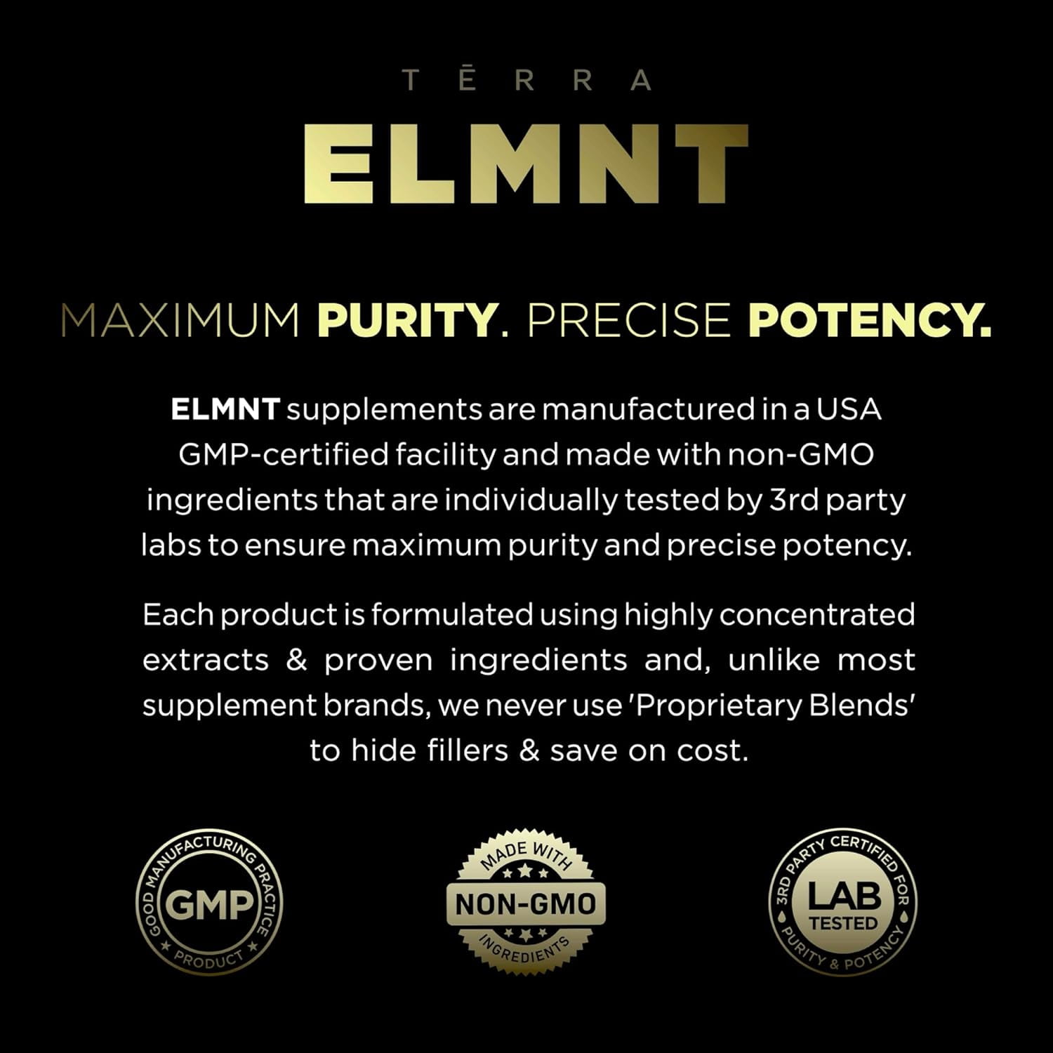ELMNT LIONS MANE MUSHROOM SUPPLEMENT - 16X STRENGTH NOOTROPIC ENERGY FOCUS MEMORY PILLS