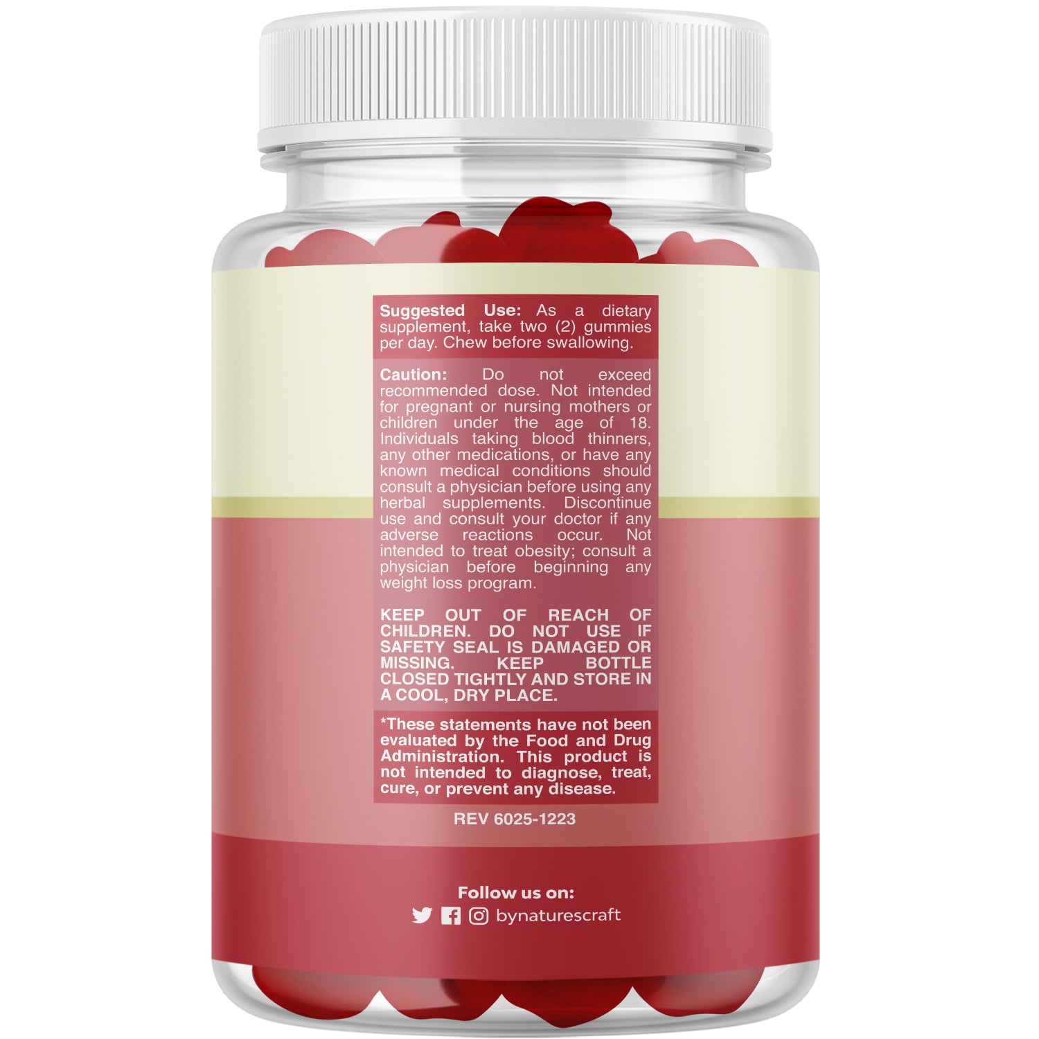 Natures Craft Vegan Keto ACV Gummies for Slimming Cleanse - Non GMO with Mother - 2 Months