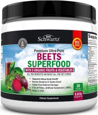 BioSchwartz Beets Superfood Powder | Heart Health Support with Vitamin C | 30 Servings