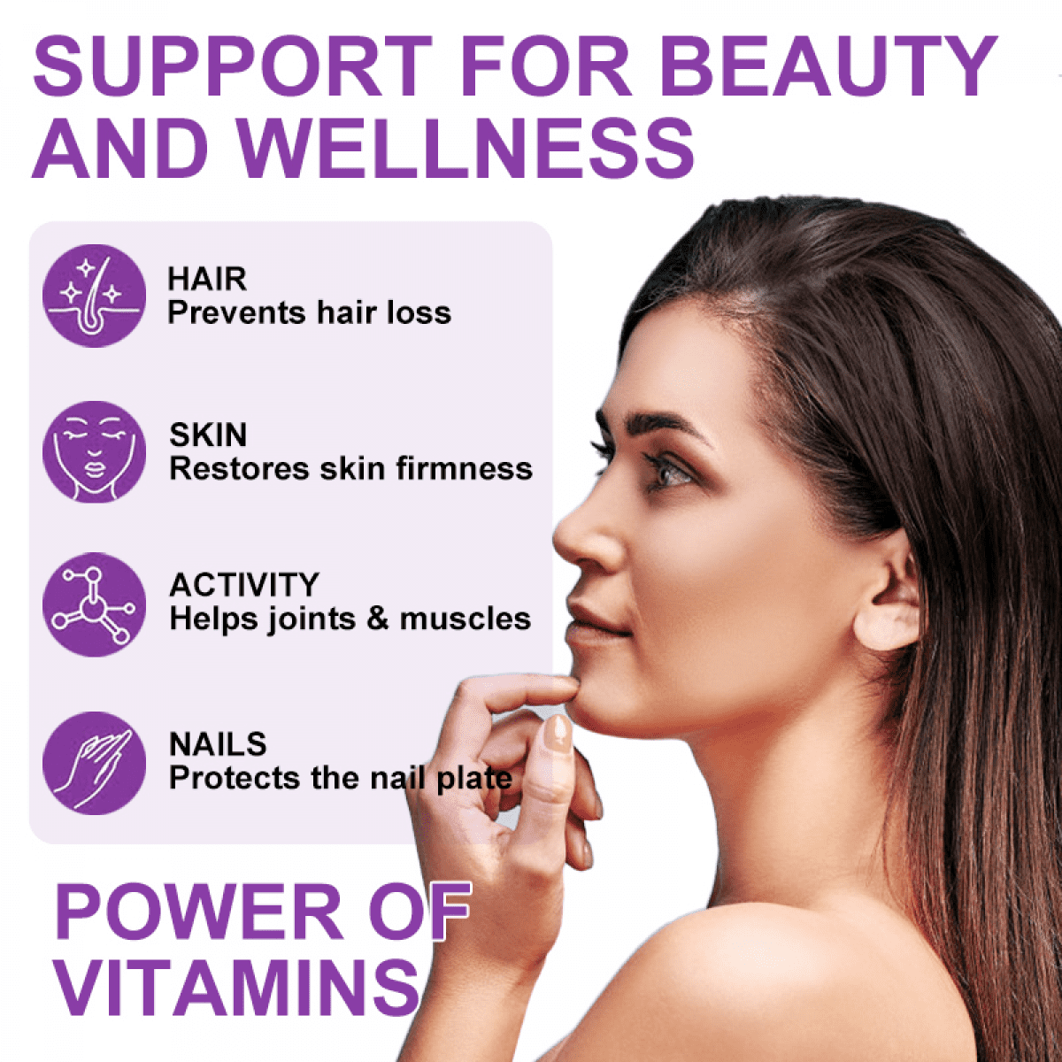 Beworths Biotin Gummies 12000mcg for Hair, Skin & Nails, 60 Count with Collagen, Chlorophyll, Zinc - Vitamin Complex