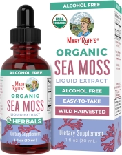Mary Ruth's Organic Sea Moss Liquid Drops - Vegan & Sugar-Free - 1 fl oz