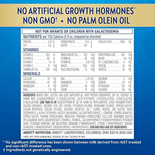 Similac 360 Total Care Infant Formula with 5 HMO Prebiotics, Non-GMO, 36-oz Value Can (Pack of 3)