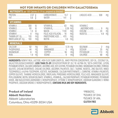 Similac Irish Farms Easy-to-Digest Baby Formula 0-12 Months, 24.7 oz
