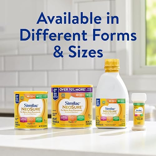 Similac NeoSure Premature Post-Discharge Baby Formula Powder, 4-Pack 22.8-oz