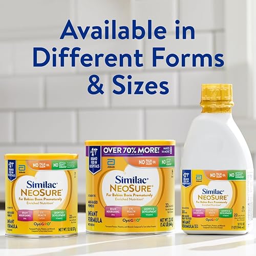 Similac NeoSure Preemie Post-Discharge Ready-to-Feed Baby Formula, 32-fl-oz Bottle, 6-Pack