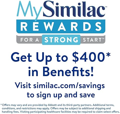 Similac Soy Isomil Baby Formula Powder, Plant-Based Protein - Pack of 4