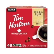 Tim Hortons Original Blend Medium Roast Coffee K-Cup Pods 48ct