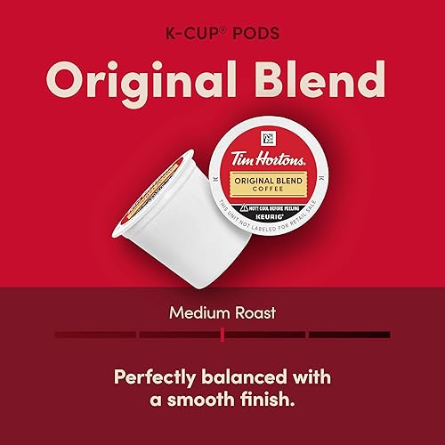 Tim Hortons Original Blend Medium Roast Coffee K-Cup Pods 48ct