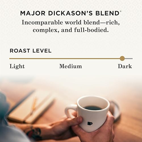 Peet's Coffee Dark Roast K-Cup Pods - Major Dickason's Blend 75 Count