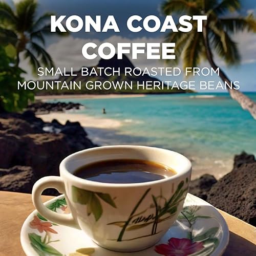 Maud's Organic Kona Coffee Pods 100 ct - Medium Roast, 100% Arabica, Keurig Compatible
