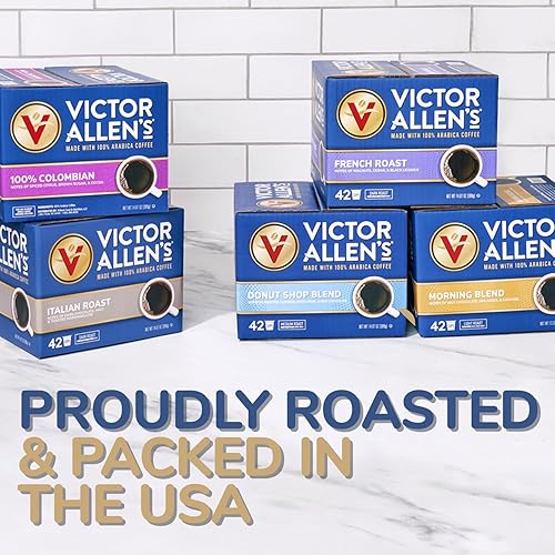 Victor Allen's Coffee Variety Pack - 80 Count Single Serve Coffee Pods for Keurig K-Cup Brewers
