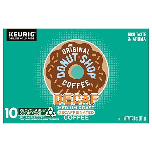 Keuring Green Mountain Decaf Medium Roast Coffee K-Cup Pods, 10 Count