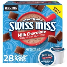 Swiss Miss Milk Chocolate Hot Cocoa Keurig K-Cup Pods, 28 Ct