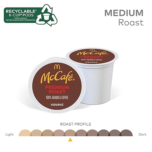 McCafe Premium Medium Roast K-Cup Coffee Pods, 84 Count, Premium Roast