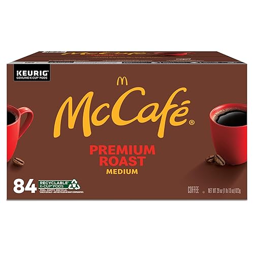 McCafe Premium Medium Roast K-Cup Coffee Pods, 84 Count, Premium Roast