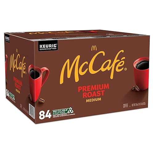 McCafe Premium Medium Roast K-Cup Coffee Pods, 84 Count, Premium Roast