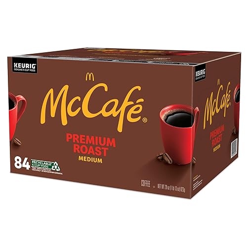 McCafe Premium Medium Roast K-Cup Coffee Pods, 84 Count, Premium Roast