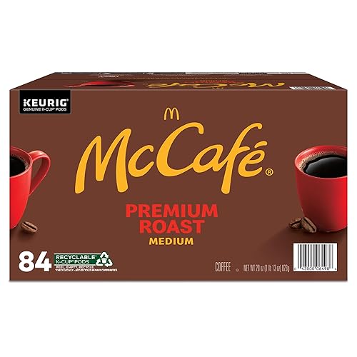 McCafe Premium Medium Roast K-Cup Coffee Pods, 84 Count, Premium Roast