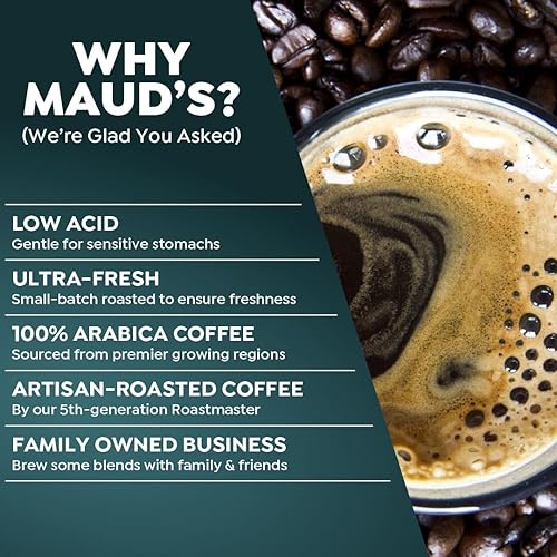 Maud's Kona Coffee Pods, 100 ct, Medium Roast, 100% Arabica, Keurig K-Cup Compatible
