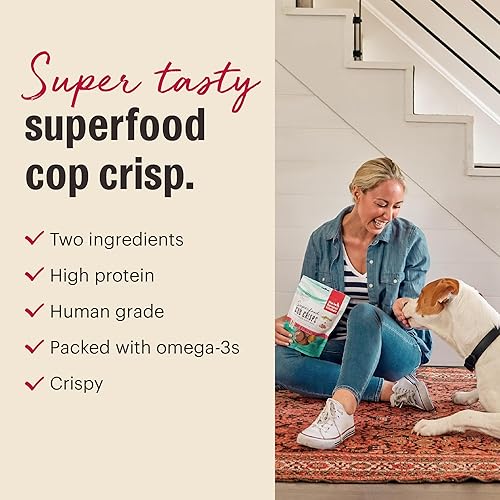 HONEST KITCHEN SUPERFOOD COD & STRAWBERRY CRISPS, 3 OZ