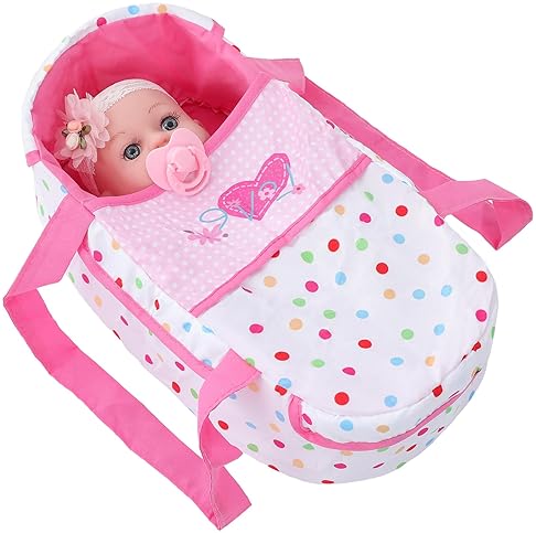 Baby Doll with Bassinet Bed and Accessories for Toddlers 36 Months+