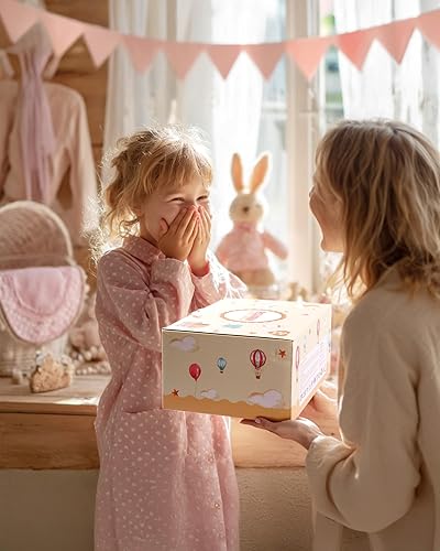BABESIDE 8-Piece Reborn Baby Doll Clothes Set with Bassinet - Fits 17-22 Inch Dolls - Pretend Play Accessories